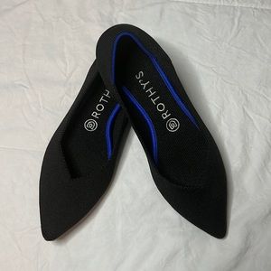 LIKE NEW ROTHY’S! The Point in Black, Size 8.5 *FREE SHIPPING*
